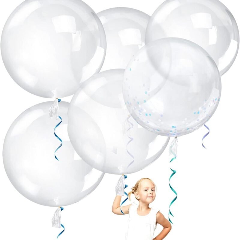 Bubble Clear Bobo Balloon 18-24"