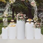Cylinder Cake Stands, Set of 5