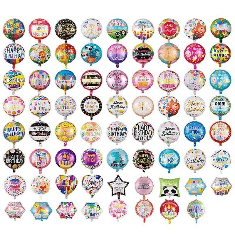 18" Round Happy Birthday