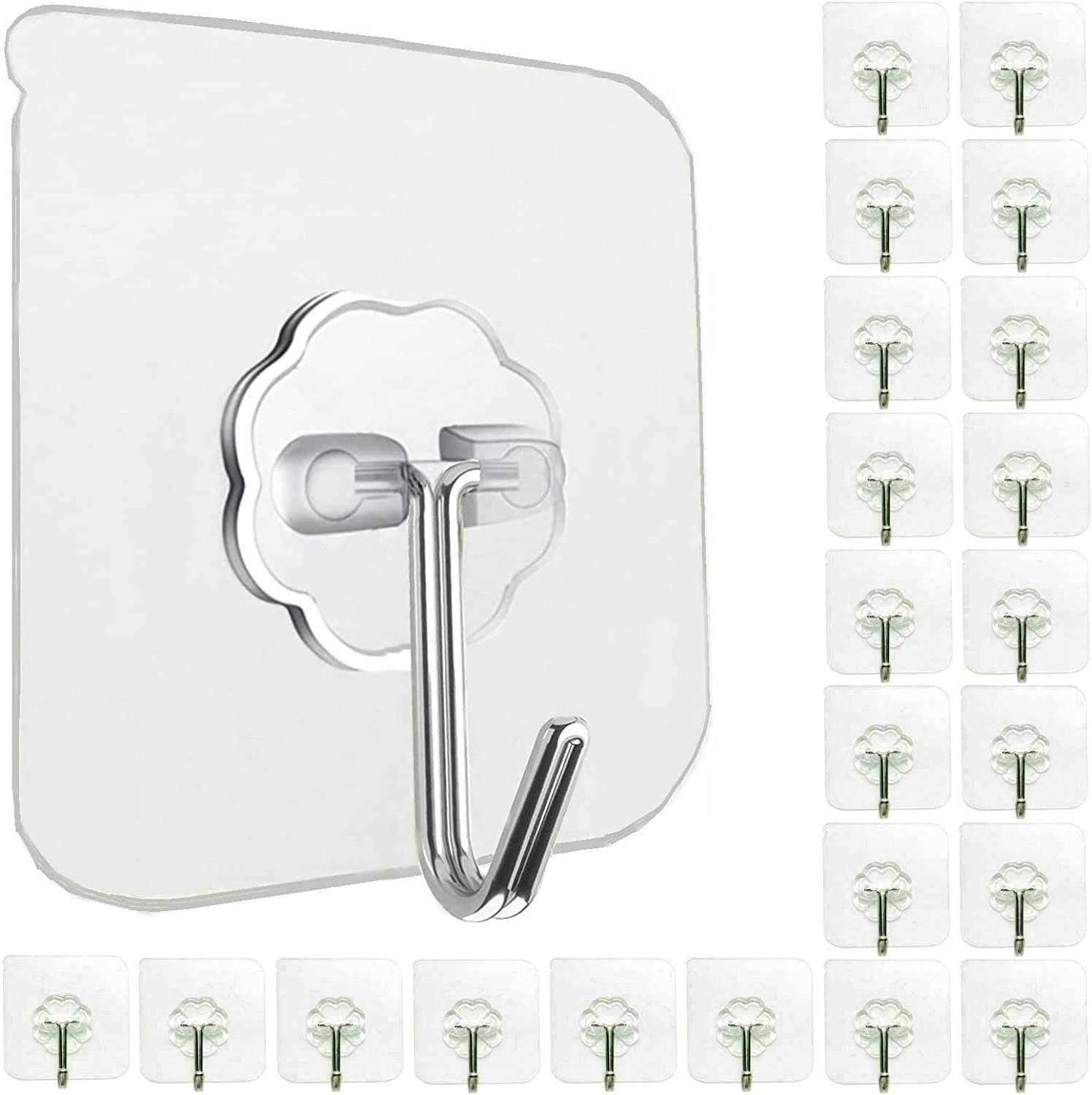 Adhesive hooks